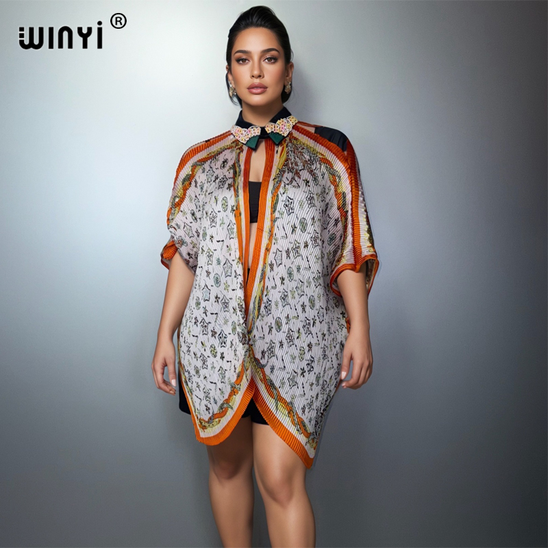 Street Fashion Dubai - Gaun elastis WINYI, pakaian jalanan bermotif,