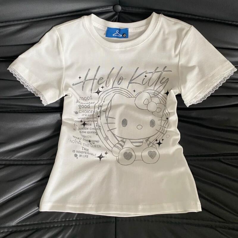 Street For Fashion - Kaos Wanita Musim Panas Terbaru, Manis,