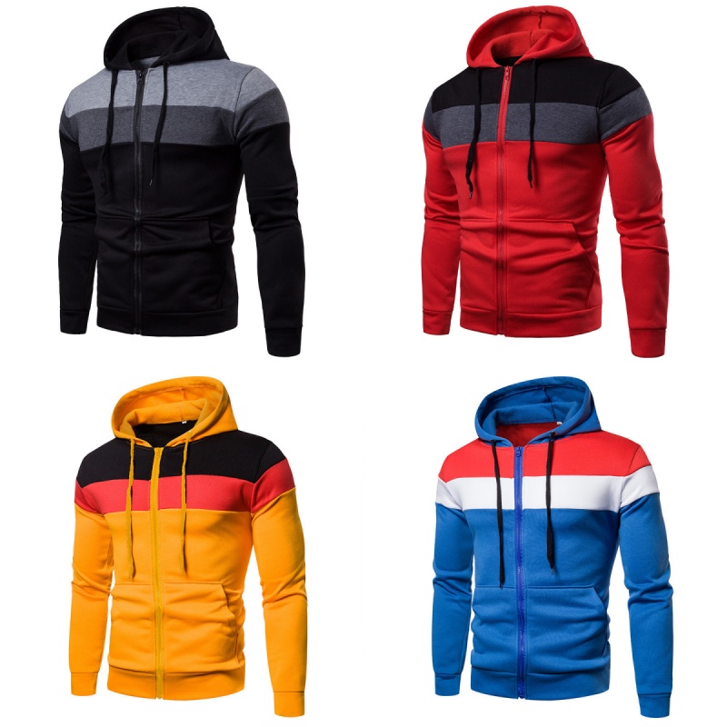 Street Fashion Fall 2025 - Hoodie Pria Model Patchwork 2025, Pakaian
