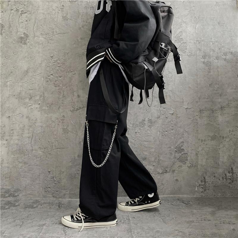 Cargo Pant Wide - Celana Kargo Gaya Korea High Street