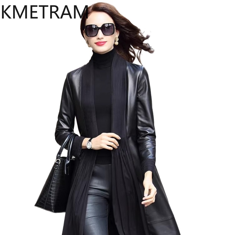 Street Fashion Fall 2025 - KMETRAM Jaket Kulit Wanita 100% Kulit