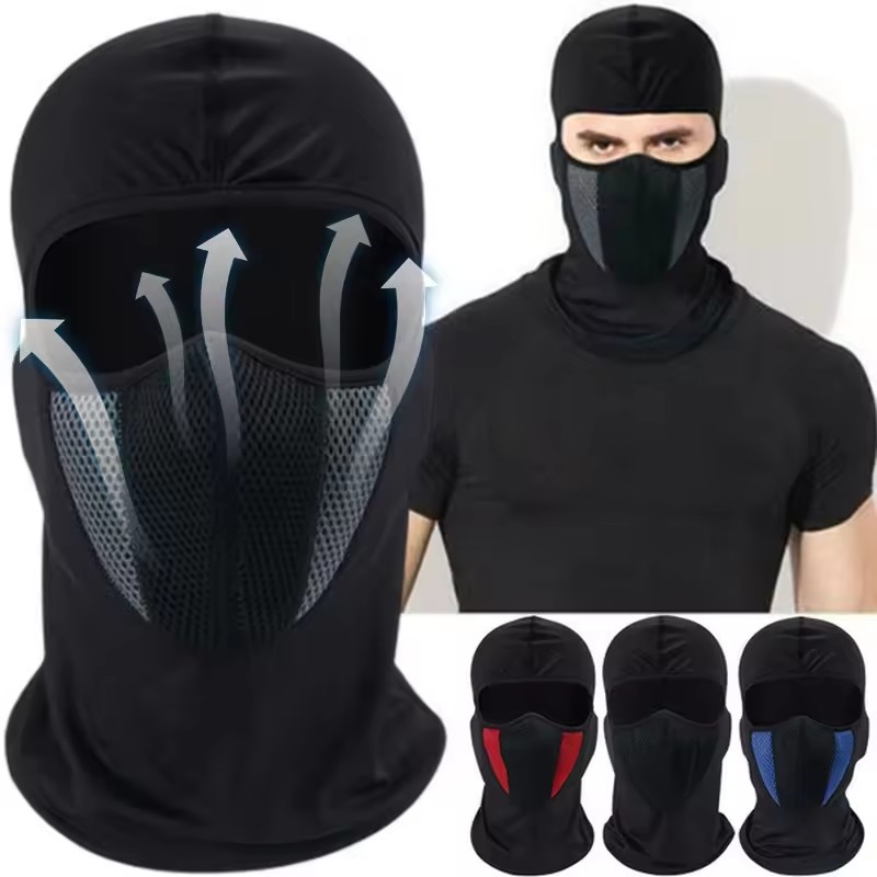 Balaclava Face Mask - Penutup Kepala Sepeda Anti Angin, Balaclava