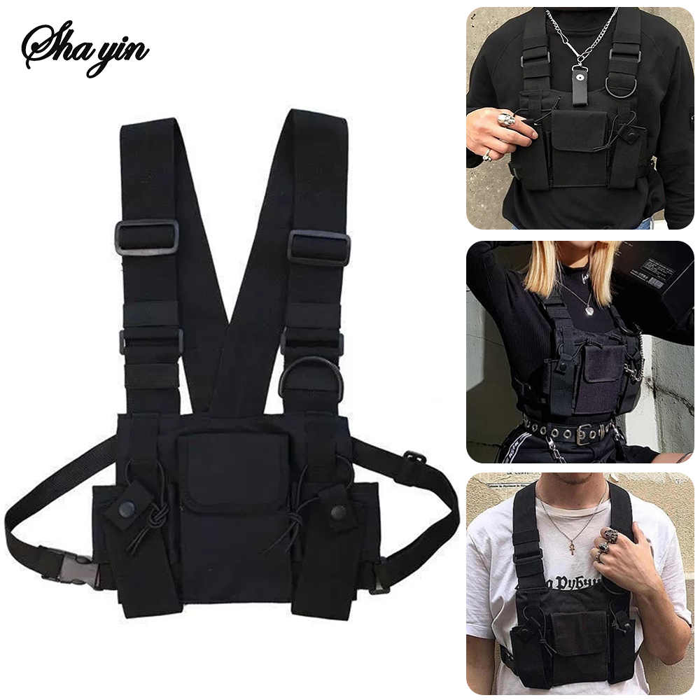Street Fashion Baggy - Tas Dada Taktis Fungsional untuk Wanita