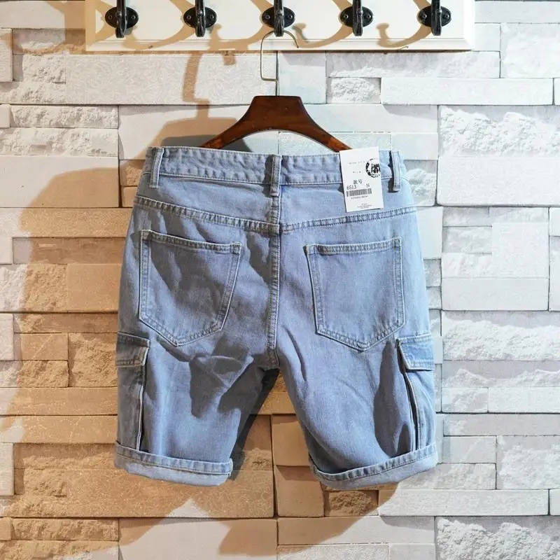 Cargo Pant Wide - Celana Jeans Pendek Lurus Longgar untuk