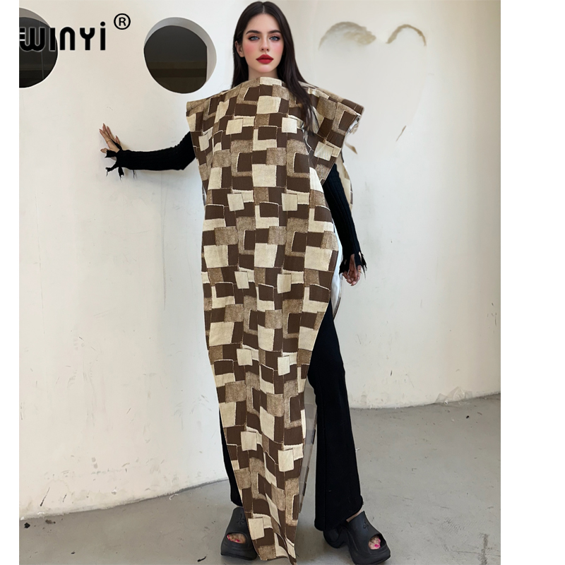 Street Fashion Dubai - WINYI Gaun Jubah Maxi Liburan Wanita