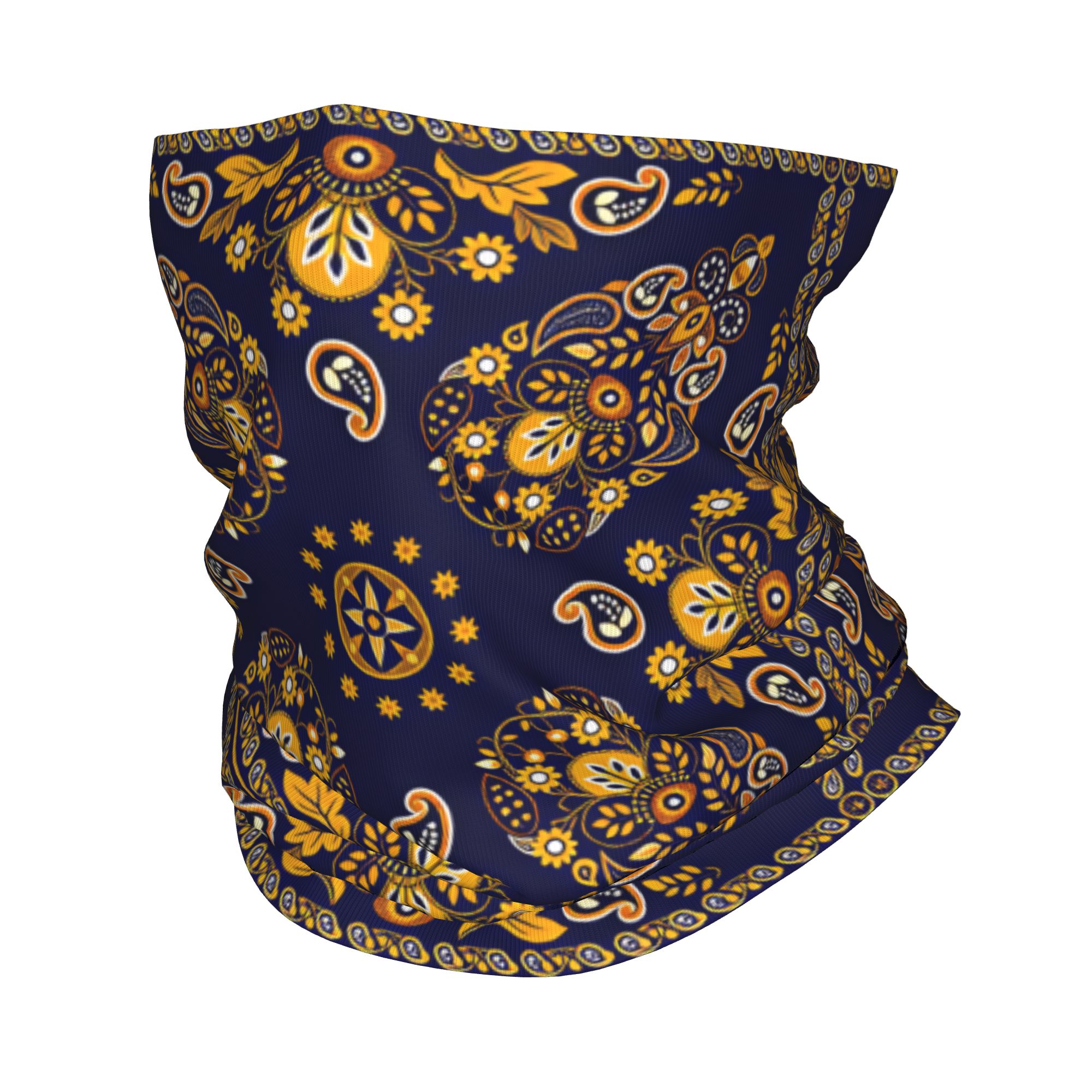 Balaclava Face Mask - Masker Pola Paisley Balaclava Olahraga Luar