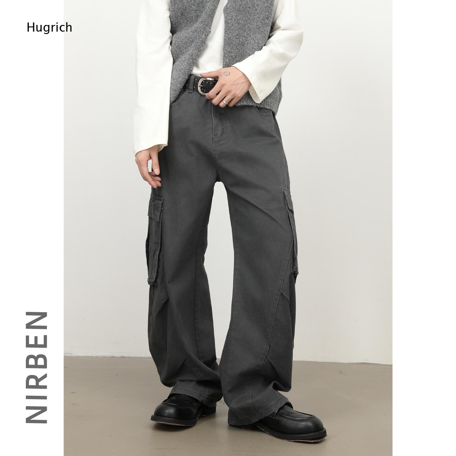 Cargo Pant Wide - Celana Cargo Pria Warna Hijau Army,