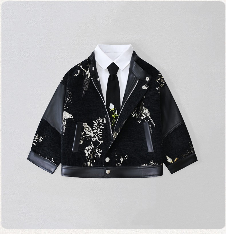 Street Fashion News - Jaket Kulit PU Bordir Sepeda Motor