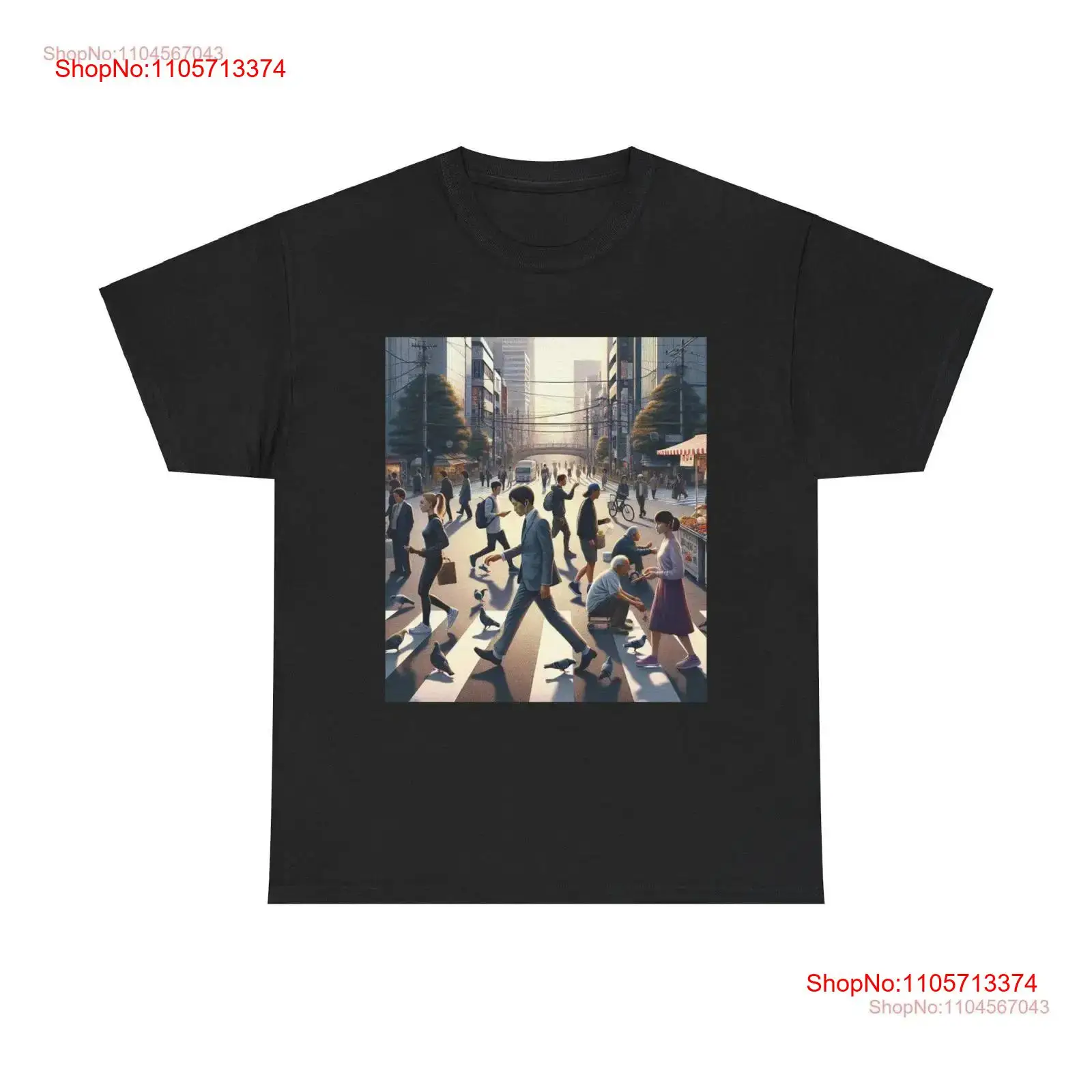 Urban Street Fashion Photography - Kaos Tokyo Morning Commute Pemandangan Kota