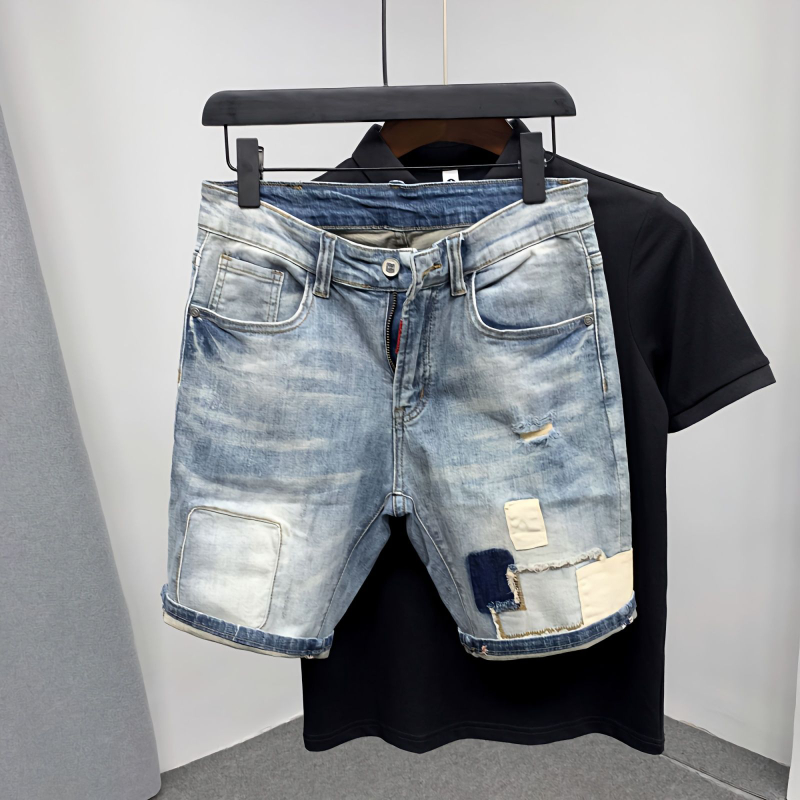 Street Fashion Baggy - Celana Denim pria lurus, celana jins