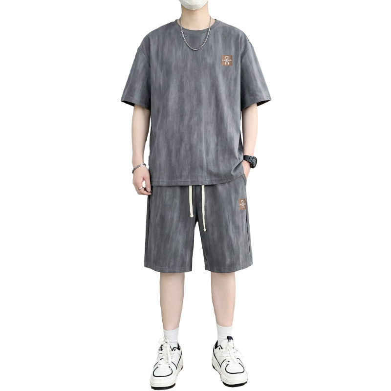 Street For Fashion - 【T-Shirt + Celana Pendek 5-Point】Setelan T-Shirt