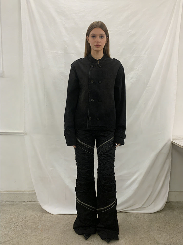 Street Fashion New York 2026 - Jaket Jeans Wanita Gaya Harajuku Amerika