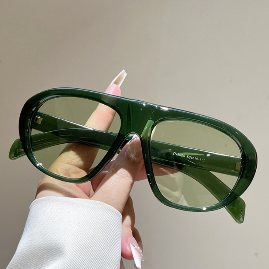 Street Fashion Glasses - Kacamata Pilot Oversize Baru Wanita Pria