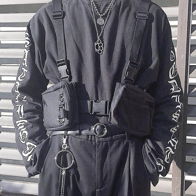 Street Fashion Baggy - Tas Dada Street Trend Hip Hop