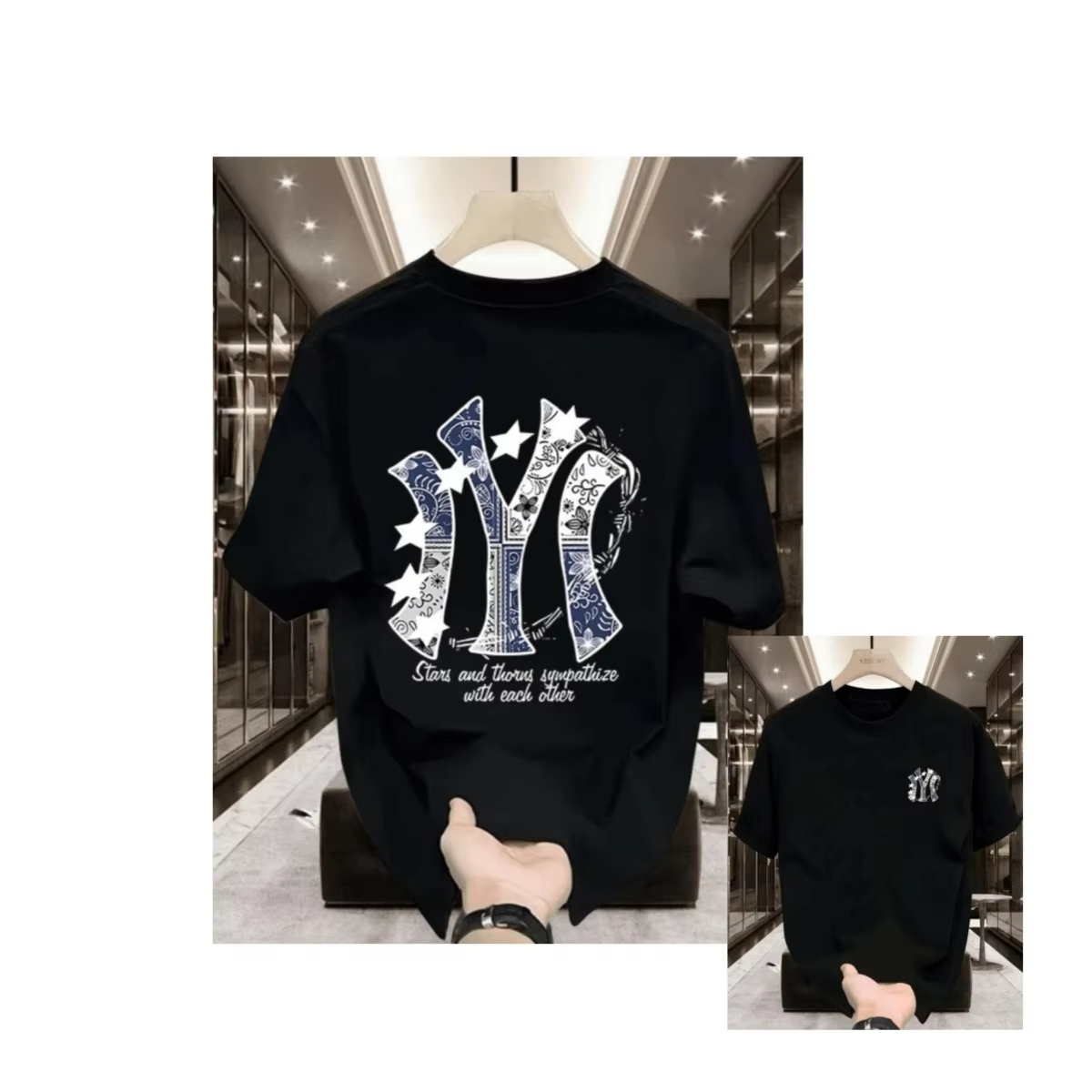 Kaos Kasual Logo Olahraga Mere - Street Fashion Brand Logo ulasan dan harga