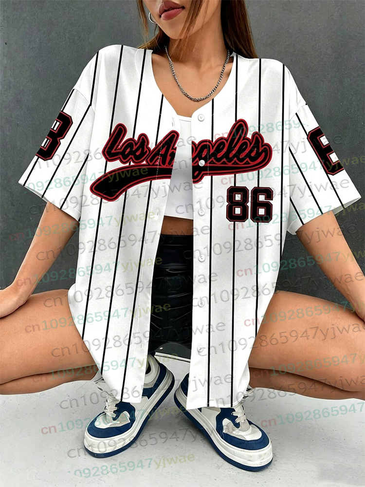 Kaos Baseball Streetwear 3D Pr - Street Fashion Baggy ulasan dan harga