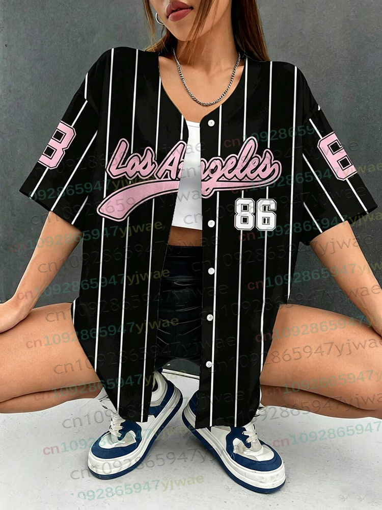 Kaos Baseball Streetwear 3D Pr - Street Fashion Baggy ulasan dan harga