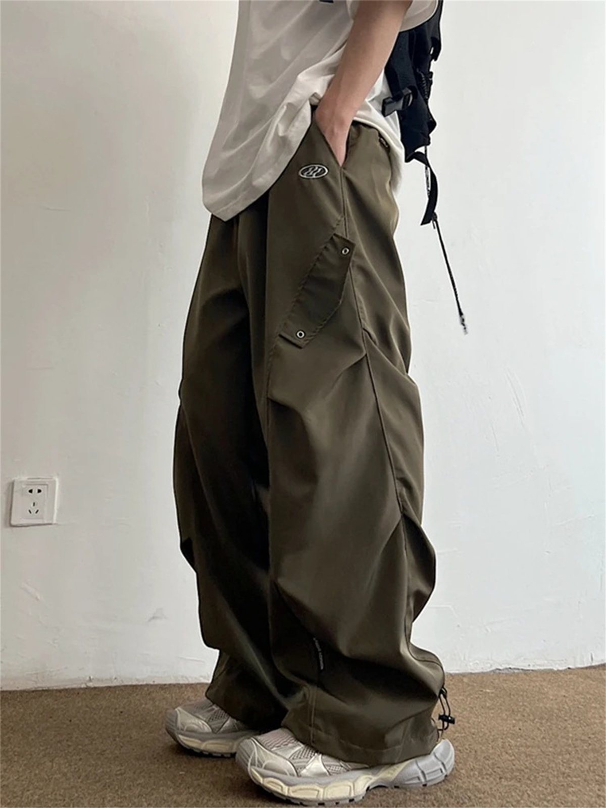 Celana Kargo Kartun Hitam Cela - Cargo Pant Wide ulasan dan harga