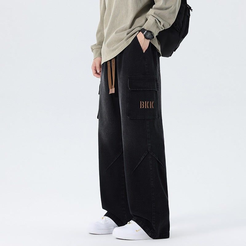 Celana Jeans Cargo Pria Model  - Cargo Pant Wide ulasan dan harga