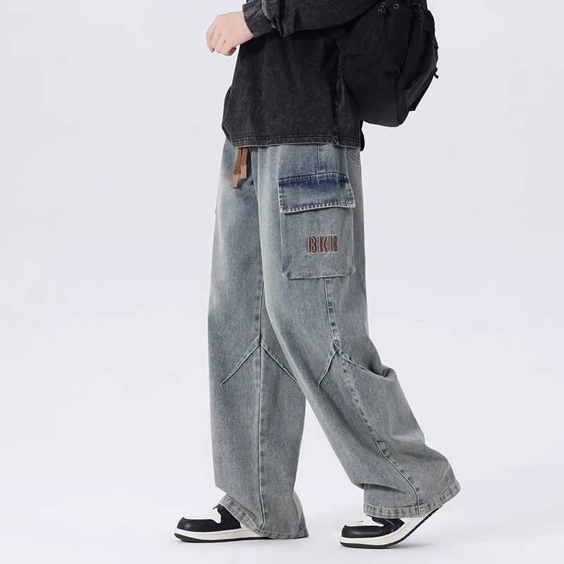 Celana Jeans Cargo Pria Model  - Cargo Pant Wide ulasan dan harga
