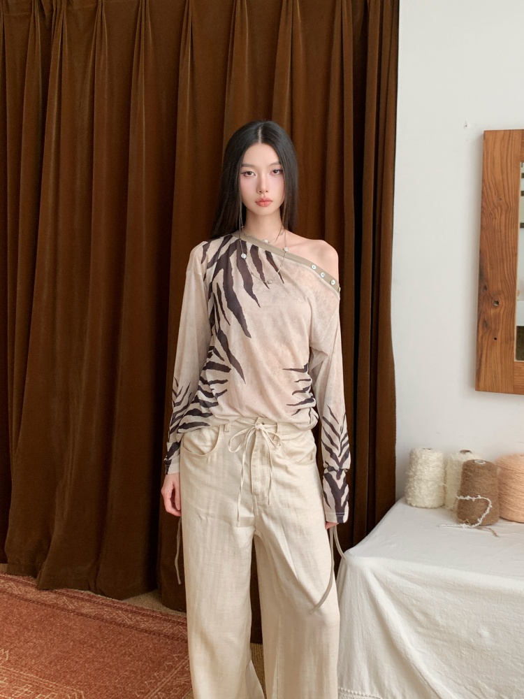 CHEERART Zebra Atasan Desainer - Street Fashion Fall 2025 ulasan dan harga