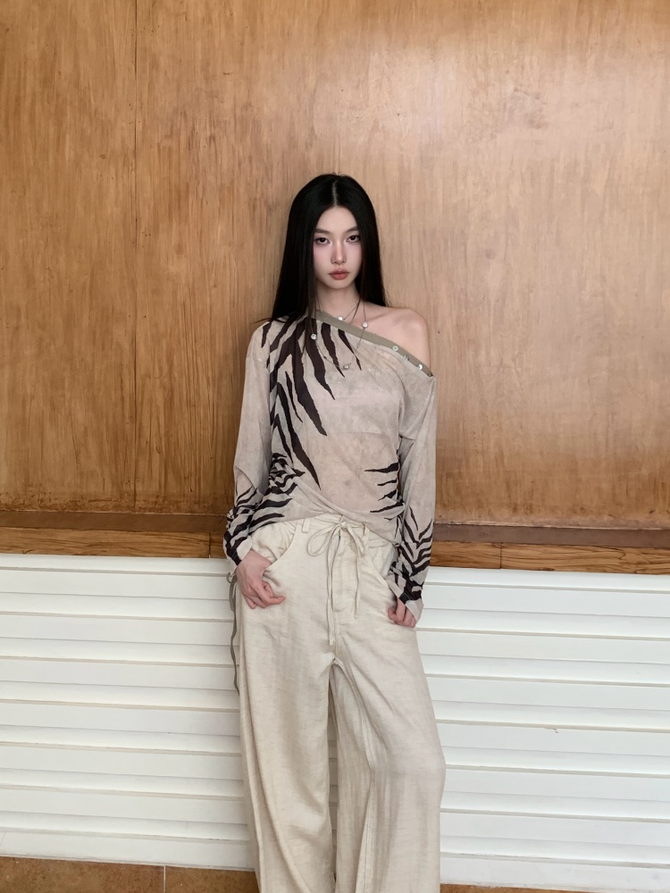 CHEERART Zebra Atasan Desainer - Street Fashion Fall 2025 ulasan dan harga