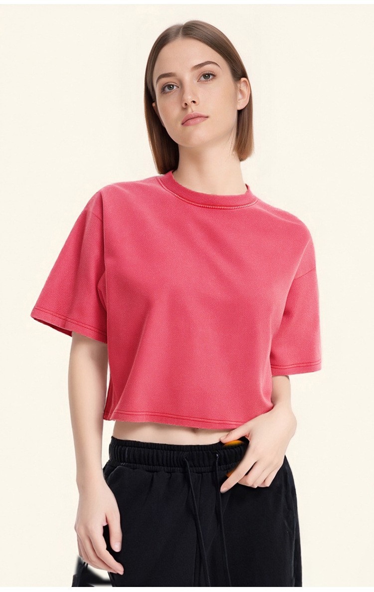 Kaus Perut Pendek Seksi Wanita - Street Fashion Baggy ulasan dan harga