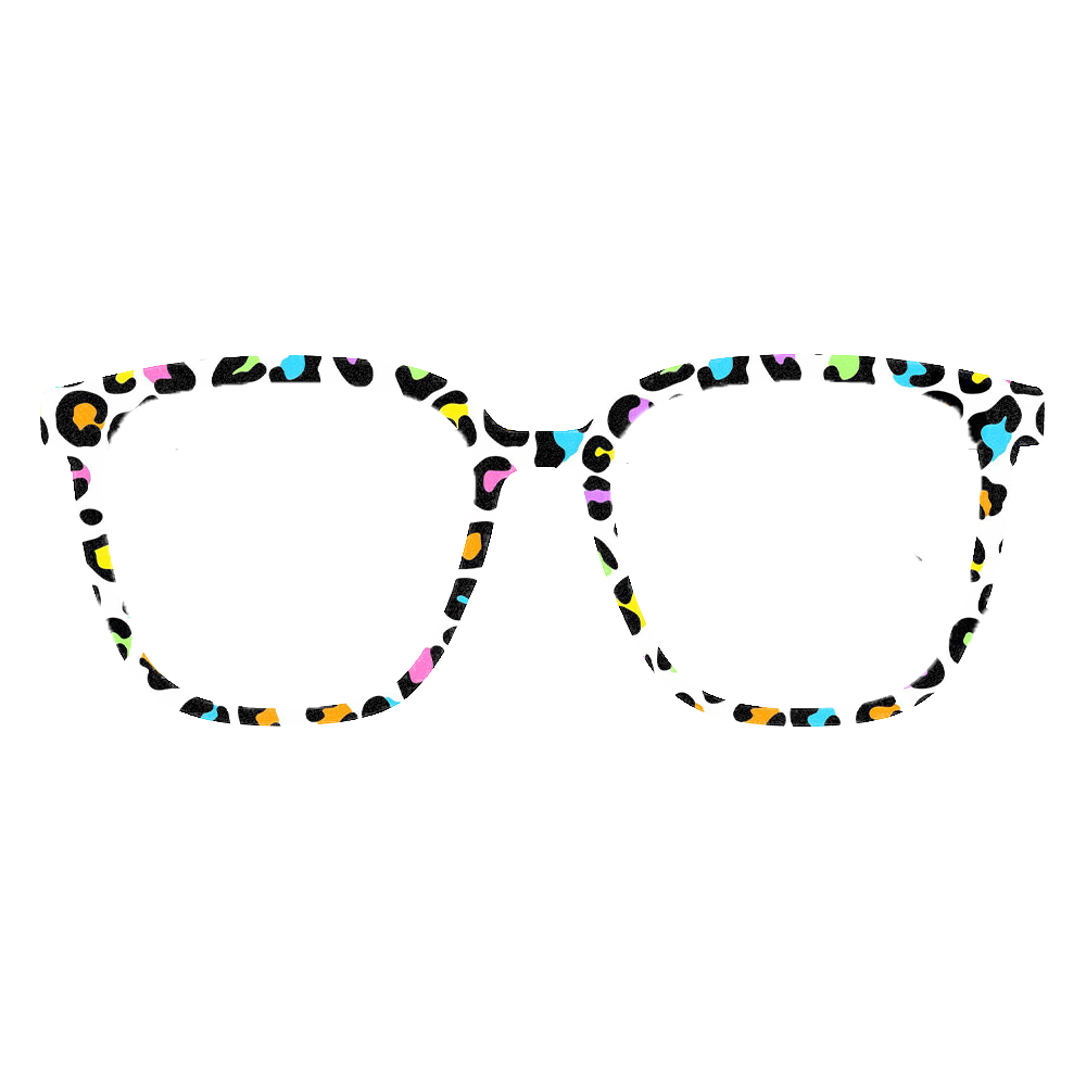 Bingkai Kacamata Persegi Motif - Street Fashion Glasses ulasan dan harga