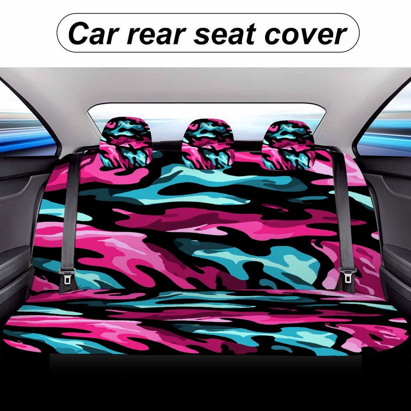 Set Penutup Kursi Mobil Bermot - Camo Pattern Set ulasan dan harga