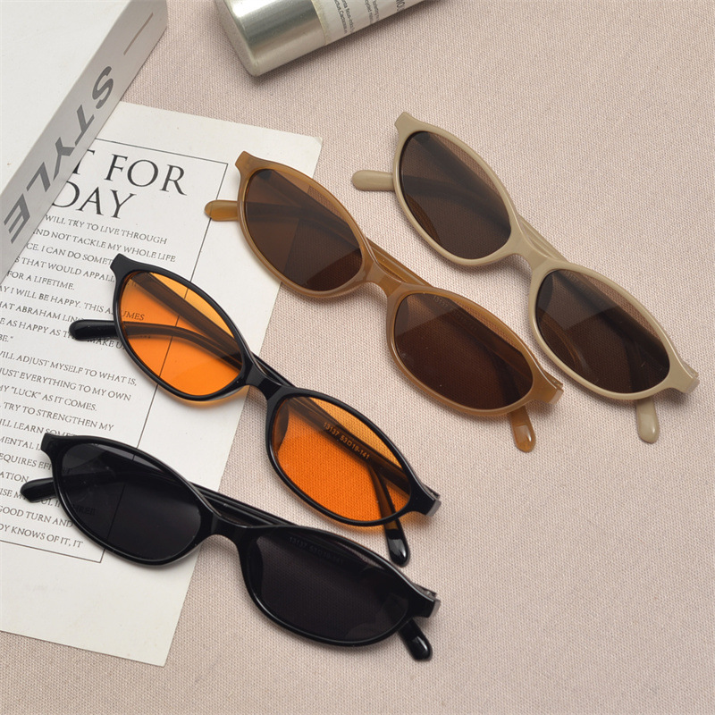 Kacamata Hitam Oval Cat Eye Re - Street Fashion Glasses ulasan dan harga