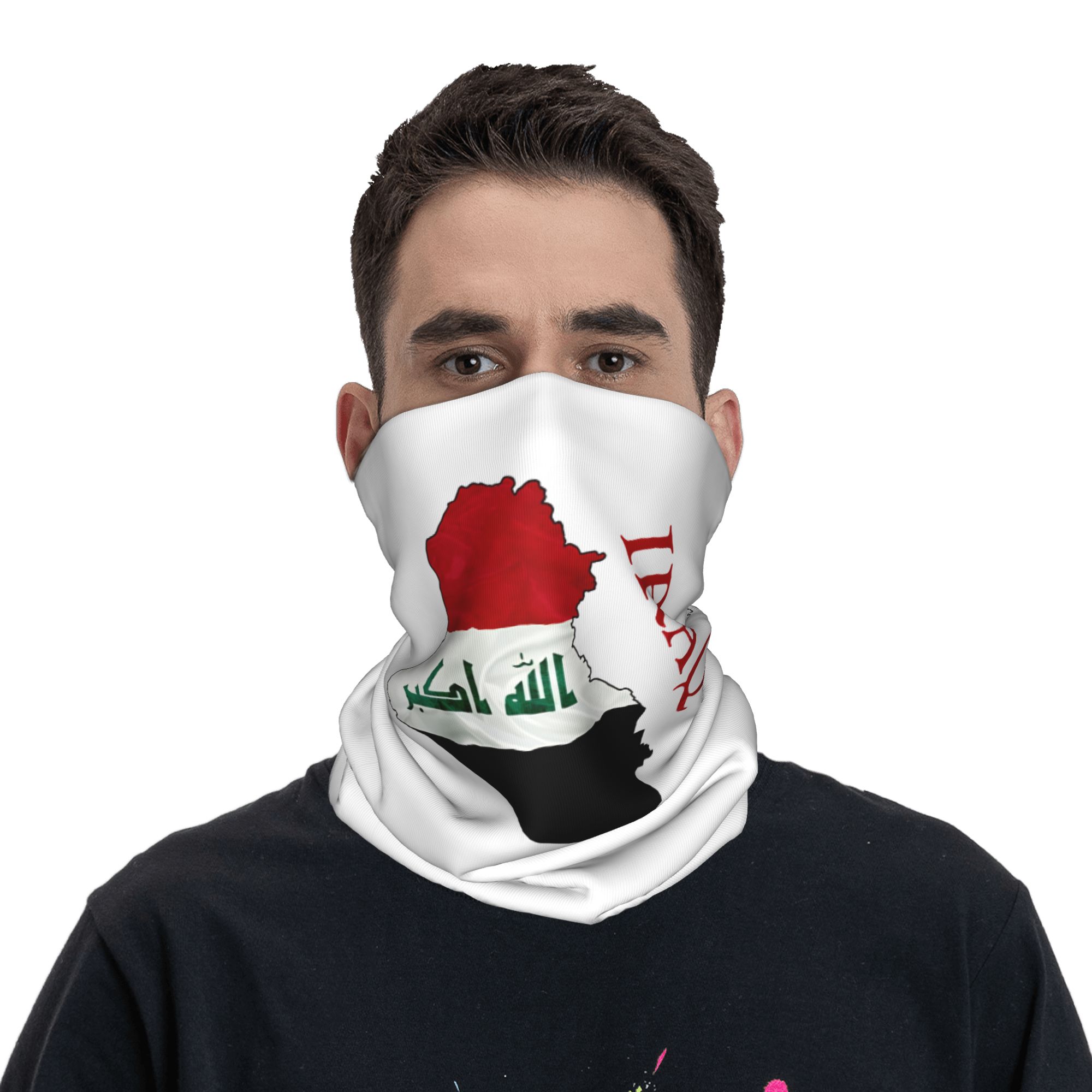 Peta Bendera Irak Cinta Irak B - Balaclava Face Mask ulasan dan harga