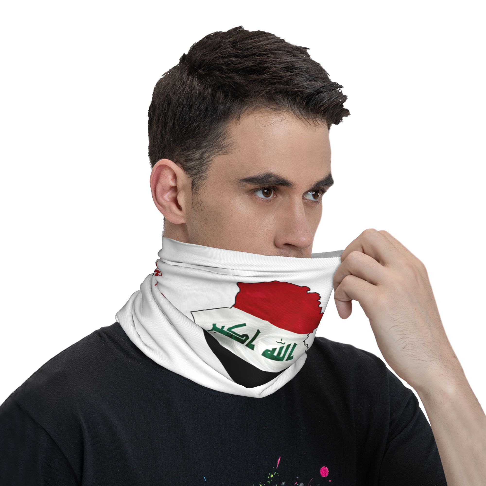 Peta Bendera Irak Cinta Irak B - Balaclava Face Mask ulasan dan harga