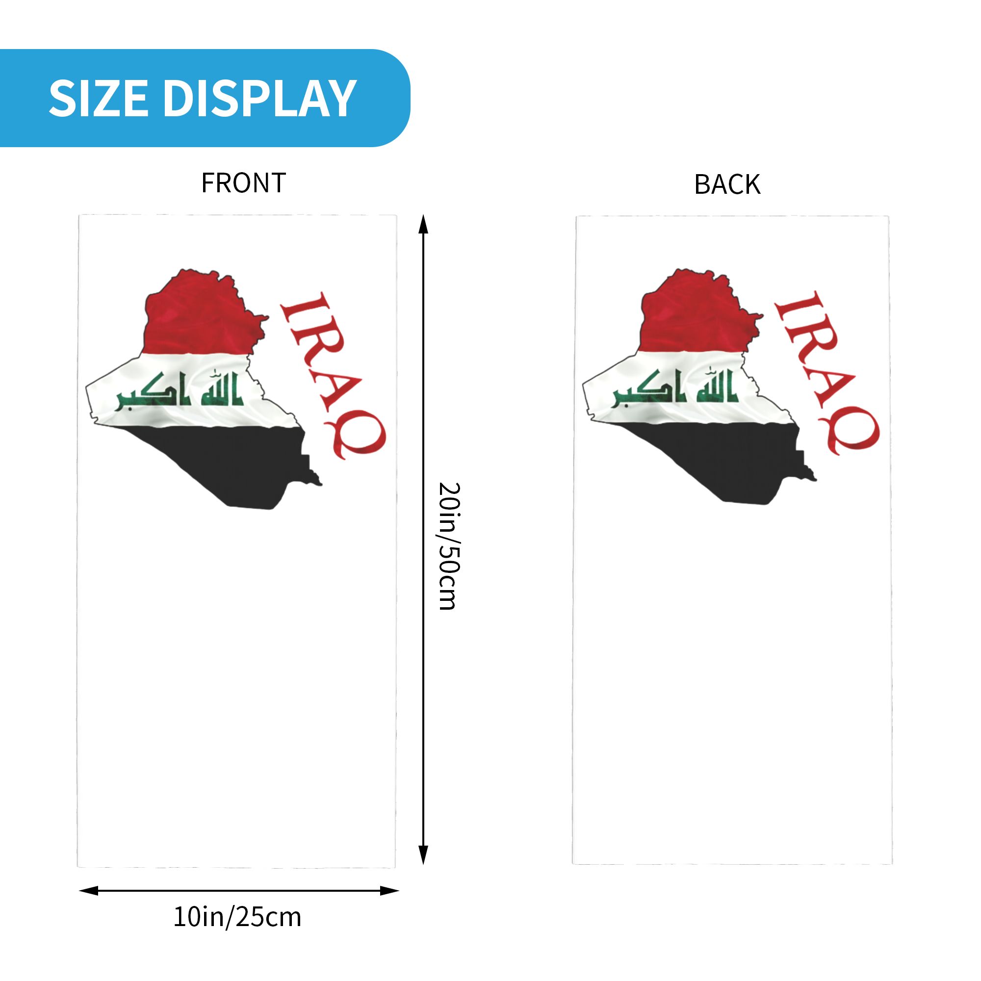 Peta Bendera Irak Cinta Irak B - Balaclava Face Mask ulasan dan harga