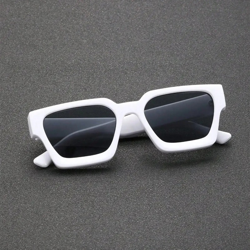 Kacamata Hitam Bingkai Persegi - Street Fashion Glasses ulasan dan harga