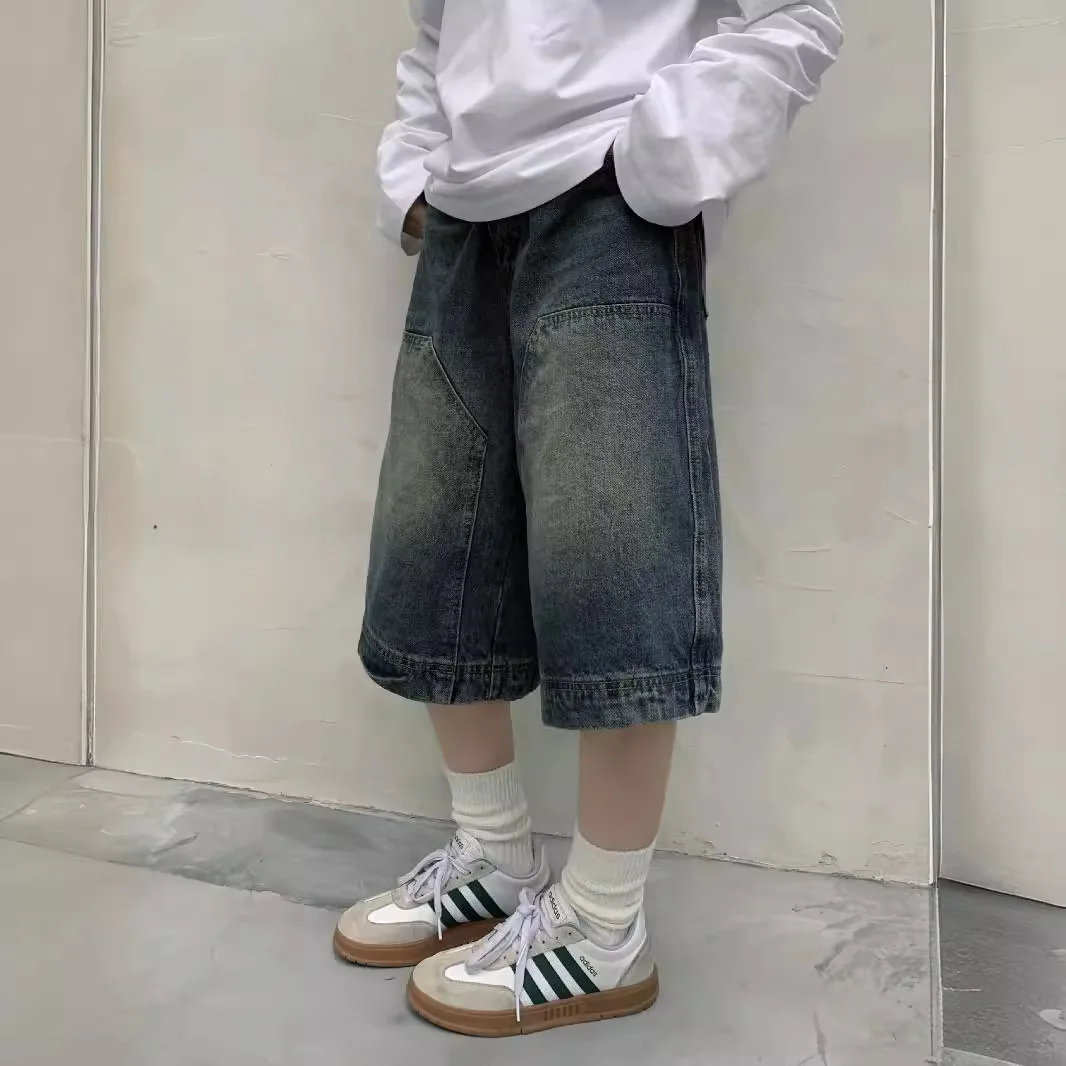 Celana Pendek Jeans Baggy Vint - Street Fashion Baggy ulasan dan harga