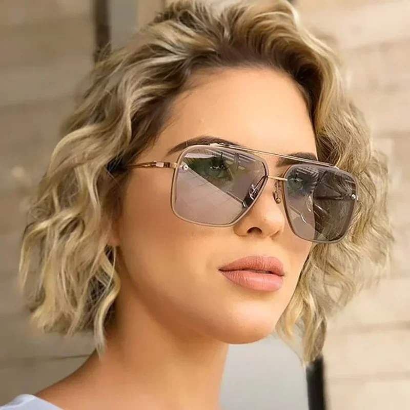 Kacamata Hitam Persegi Besar W - Street Fashion Glasses ulasan dan harga