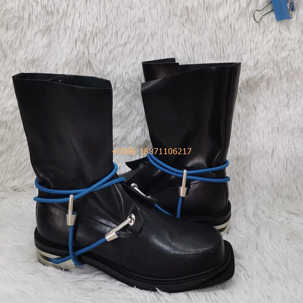 Sepatu Bot Wanita Hak Logam Uj - Street Fashion Rome 2025 ulasan dan harga