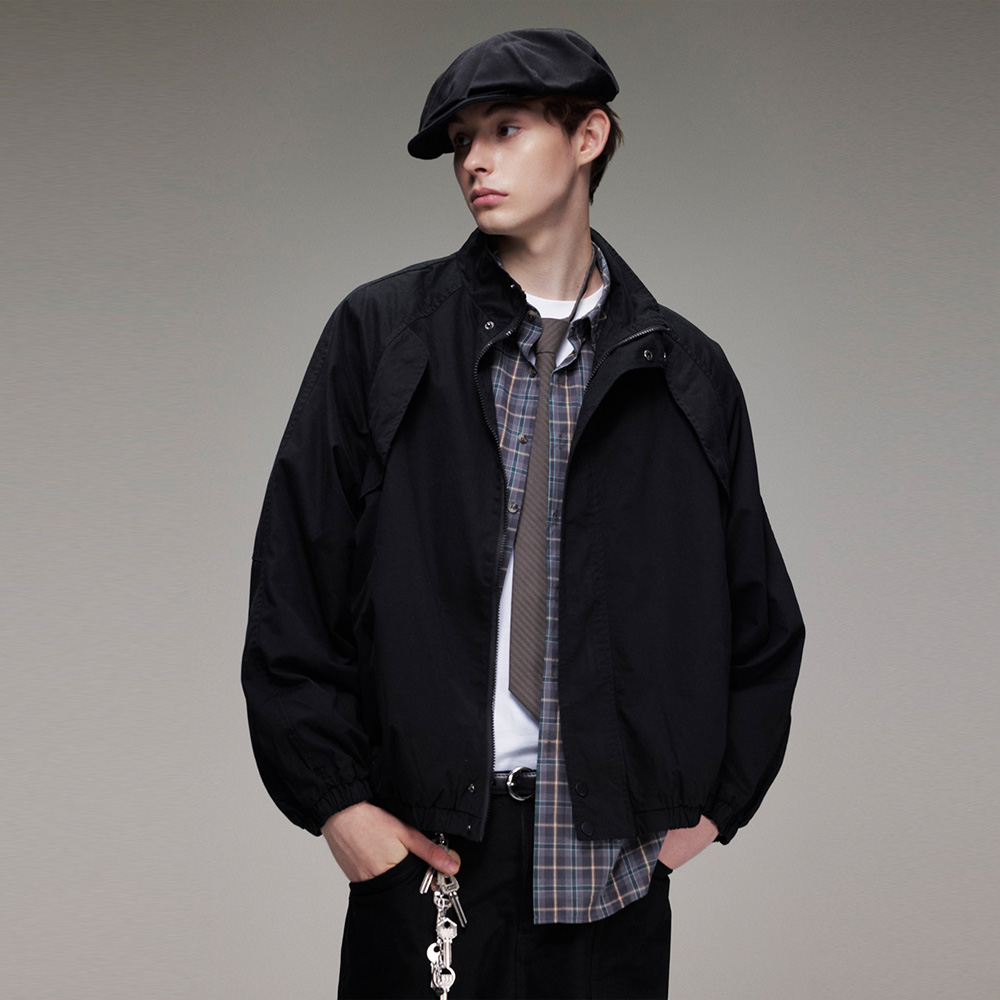 Jaket Bomber Kerah Berdiri Mod - Coach Jacket Bomber ulasan dan harga