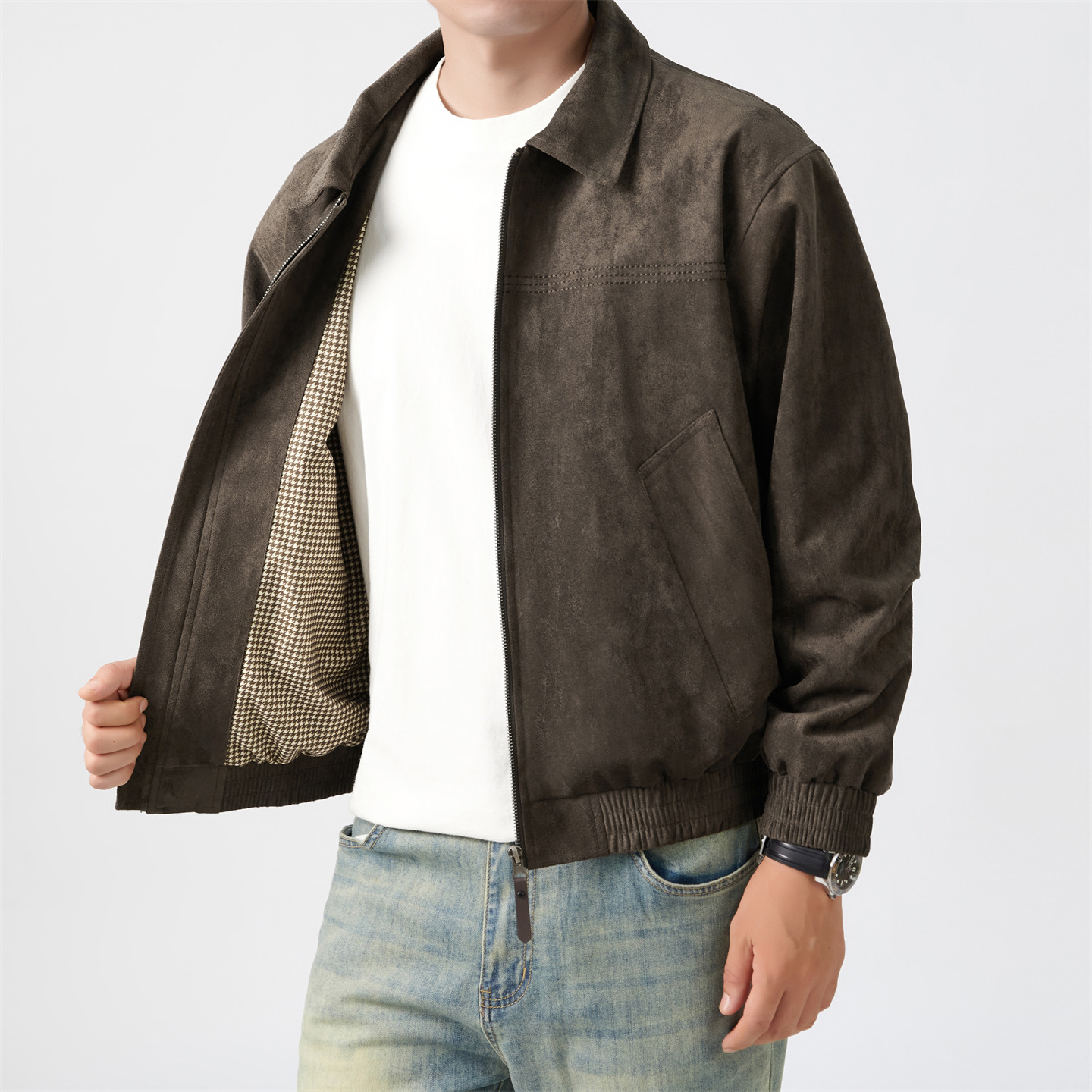 Jaket Pria Model Crop Boxy Min - Coach Jacket Bomber ulasan dan harga