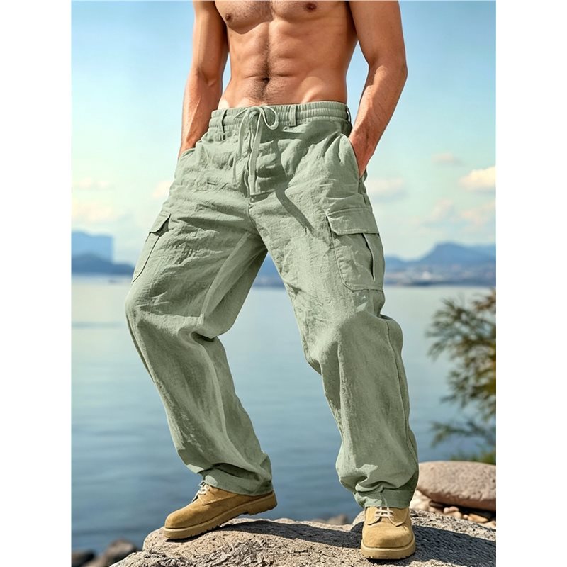 BARU-Celana Kargo Multi Saku P - Cargo Pant Wide ulasan dan harga