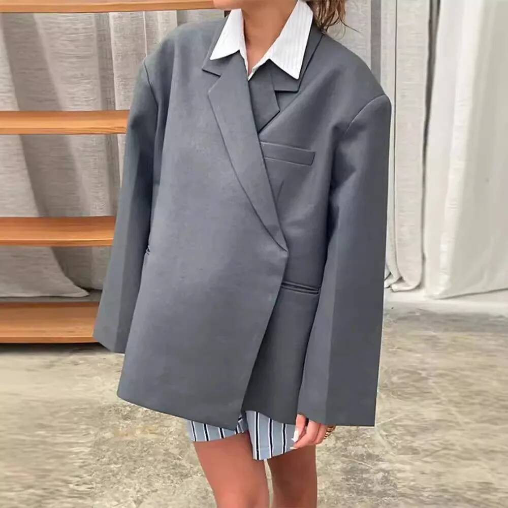 Blazer Fashion Wanita Lengan P - Street Fashion Taiwan ulasan dan harga