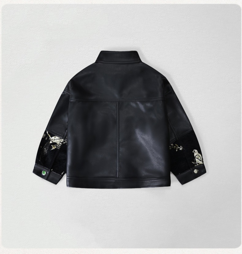 Jaket Kulit PU Bordir Sepeda M - Street Fashion News ulasan dan harga