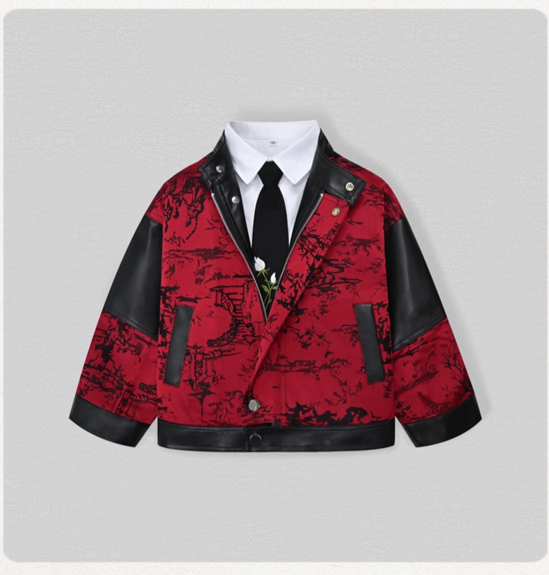 Jaket Kulit PU Bordir Sepeda M - Street Fashion News ulasan dan harga