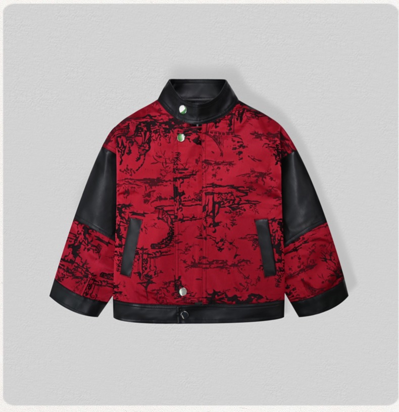 Jaket Kulit PU Bordir Sepeda M - Street Fashion News ulasan dan harga