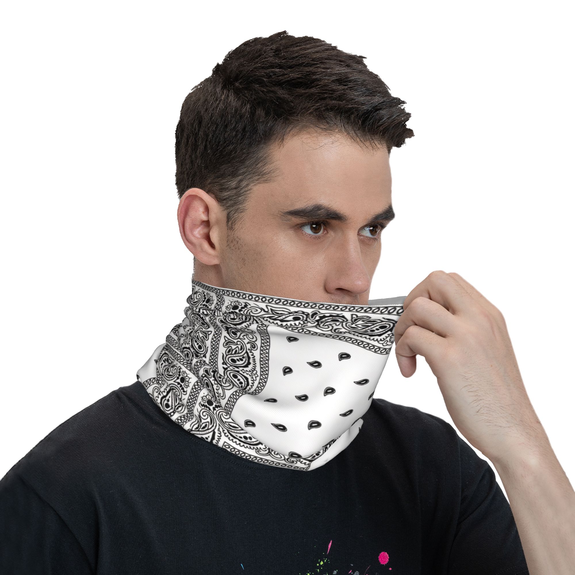 Masker Sepeda Motor Motif Pais - Balaclava Face Mask ulasan dan harga