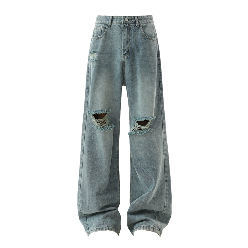 Celana Jeans Pria Robek Model  - Street Fashion Fall 2025 ulasan dan harga