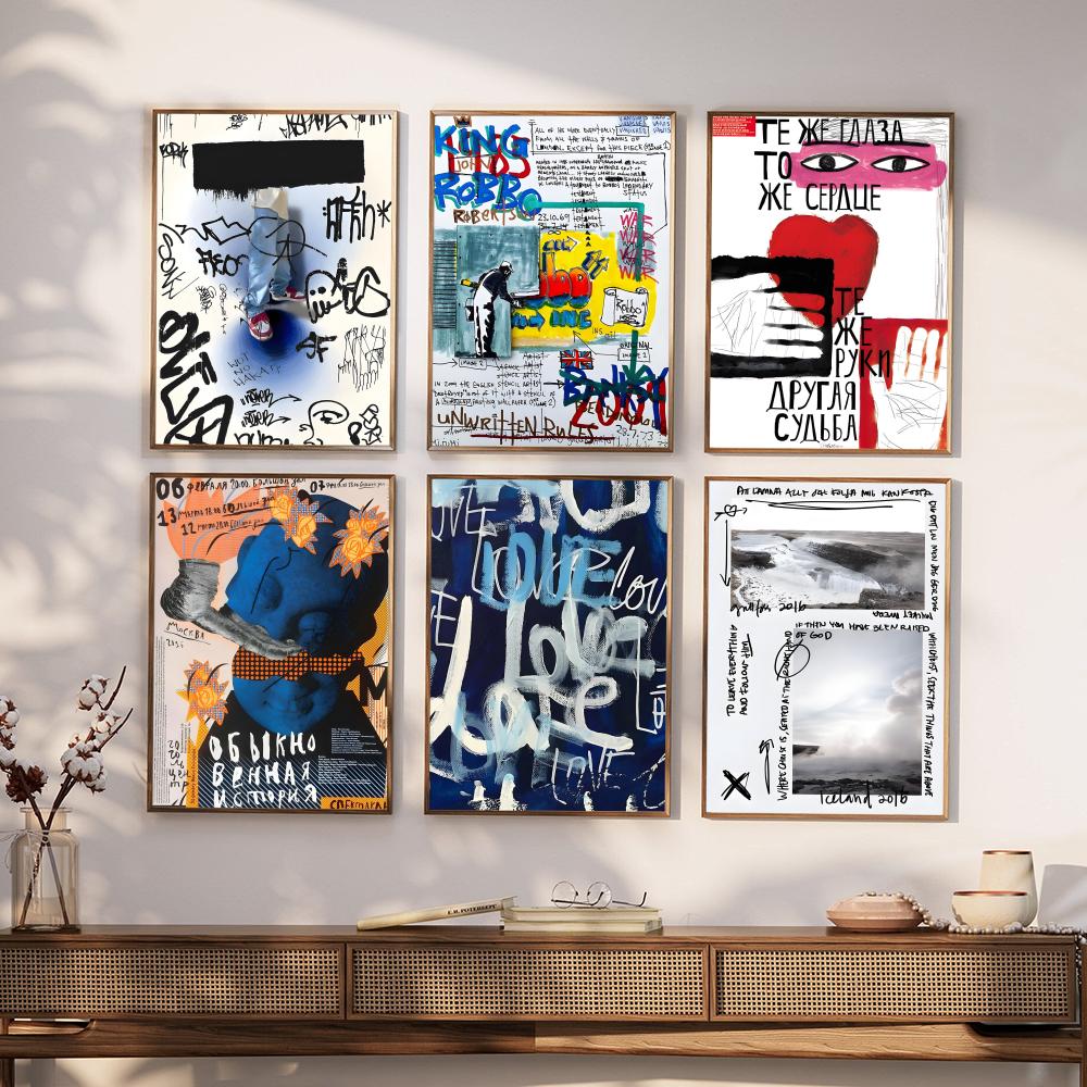 Lukisan kanvas Nordik cetakan  - Street Fashion Wallpaper ulasan dan harga