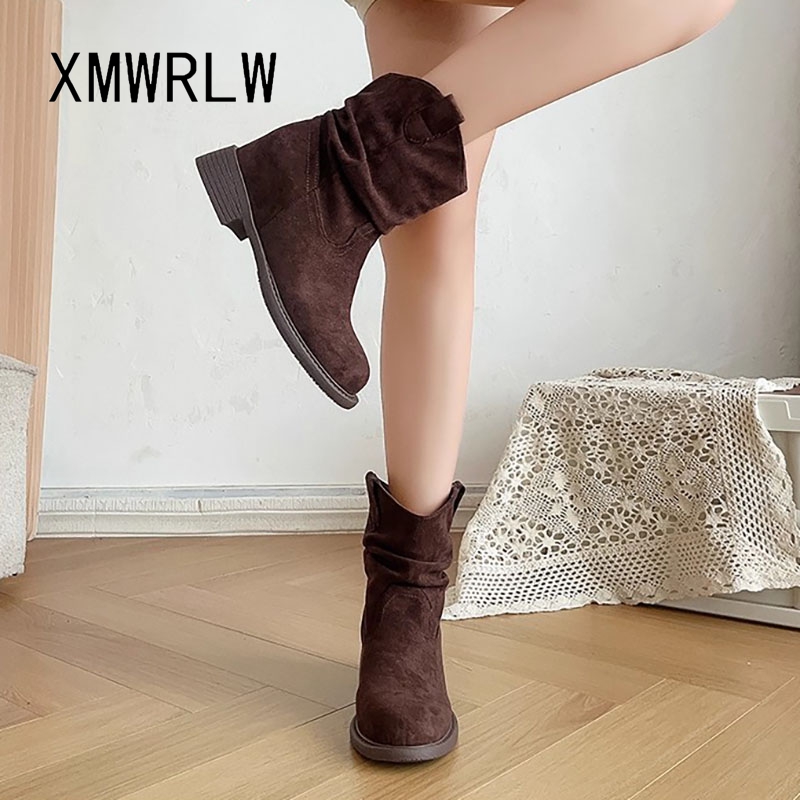 Sepatu Boots Wanita XMWRLW Mus - Street Fashion Rome 2025 ulasan dan harga