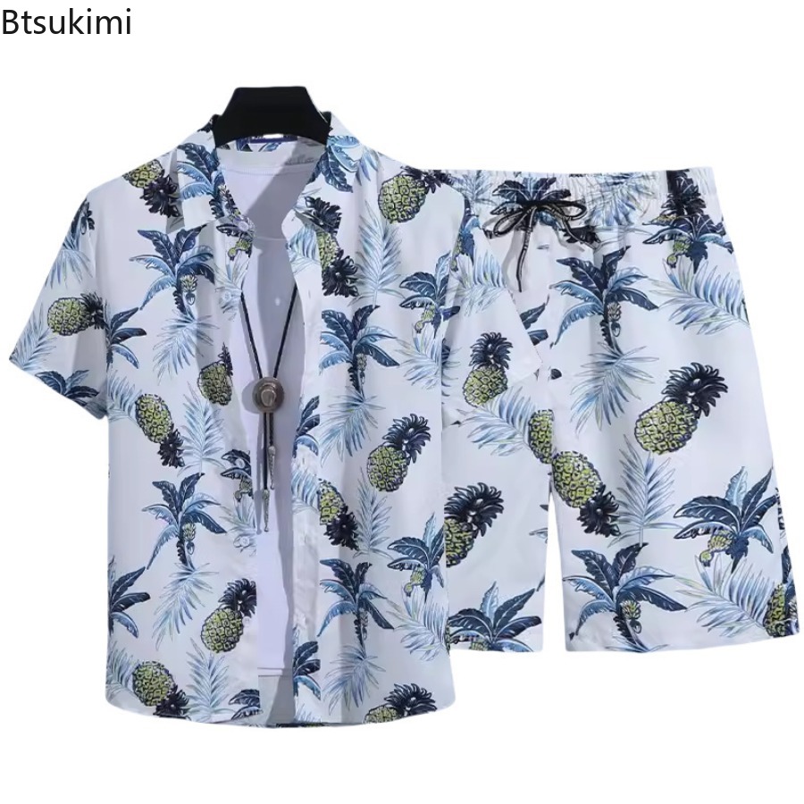 Set Kemeja Lengan Pendek Pria  - Street For Fashion ulasan dan harga