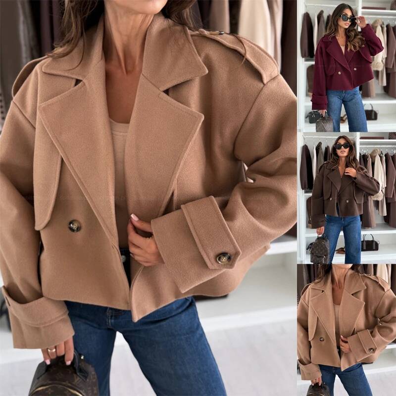 Jaket Atasan Wanita Gaya Kasua - Street Fashion Taiwan ulasan dan harga